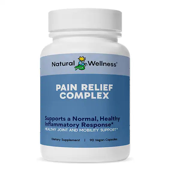 Front view of Natural Wellness Brand Pain Relief Complex