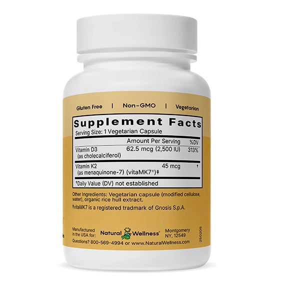 Vitamin D3 + K2: 2-Pack