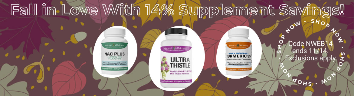 Save 14% on Top-Grade Supplements!