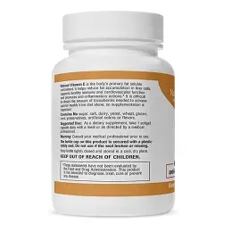 Natural Vitamin E - Label