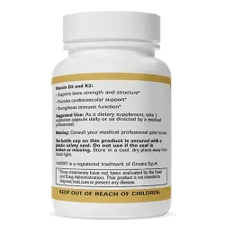 Vitamin D3 + K2 - Supplement Facts