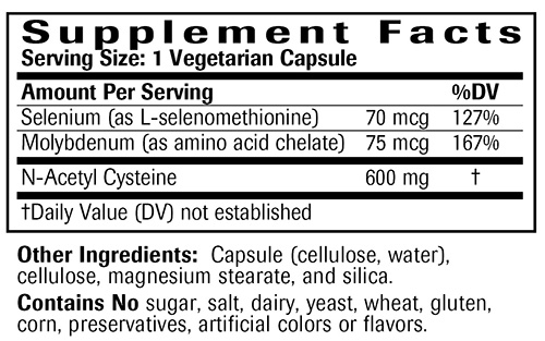 NAC Plus Ingredients