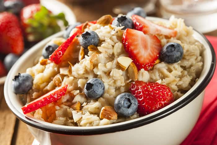 Eating oatmeal in the morning is an easy way to add a plant-based item to your breakfast.